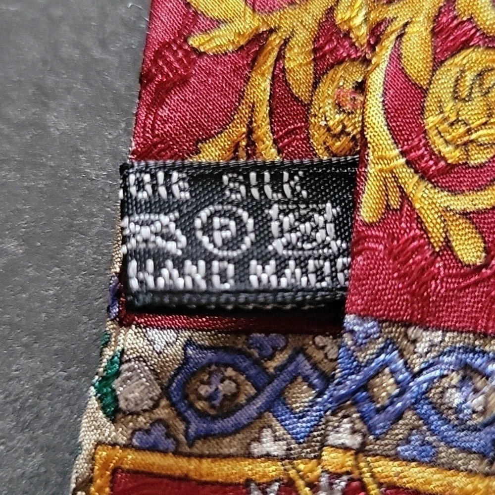 Christian Dior Men's Tie, 100% Silk, Hand Made, 59" - Picture 5 of 8